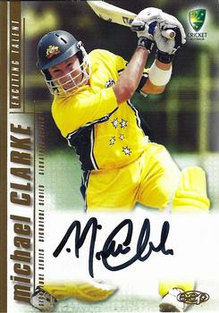 2003-04 Elite Sports Cricket Australia - Signature Series #SS08 Michael Clarke Front