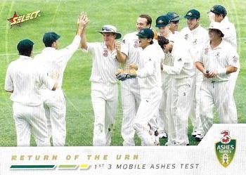 2007-08 Select #83 1st 3 Mobile Ashes Test Front
