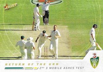 2007-08 Select #84 2nd 3 Mobile Ashes Test Front