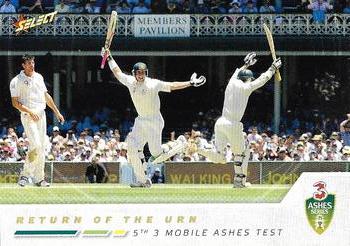 2007-08 Select #87 5th 3 Mobile Ashes Test Front