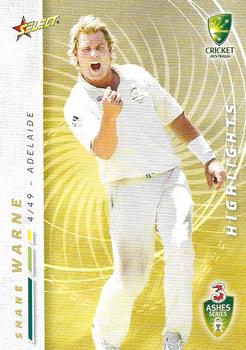 2007-08 Select #93 Shane Warne Front