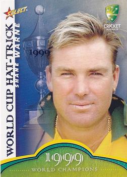 2007-08 Select - World Cup Hat-Trick #WSC13 Shane Warne Front