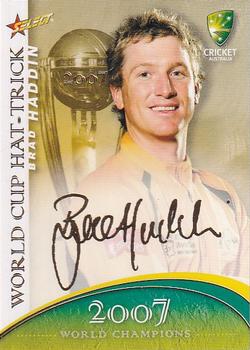 2007-08 Select - World Cup Hat-Trick #WSC35 Brad Haddin Front