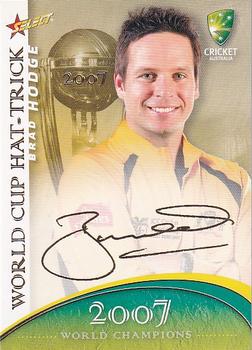 2007-08 Select - World Cup Hat-Trick #WSC37 Brad Hodge Front