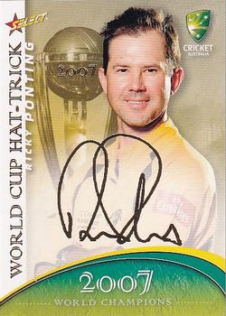 2007-08 Select - World Cup Hat-Trick #WSC42 Ricky Ponting Front