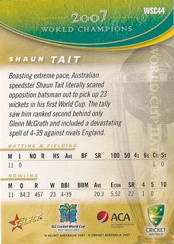2007-08 Select - World Cup Hat-Trick #WSC44 Shaun Tait Back