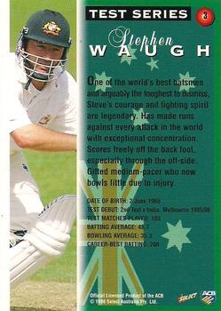 1998-99 Select Tradition Retail #3 Stephen Waugh Back