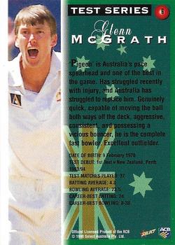 1998-99 Select Tradition Retail #6 Glenn McGrath Back