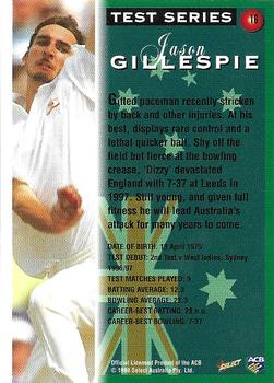 1998-99 Select Tradition Retail #16 Jason Gillespie Back