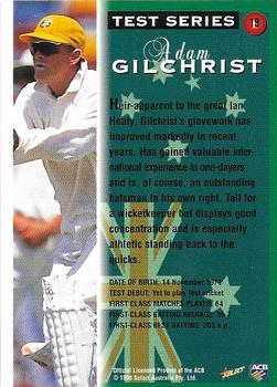 1998-99 Select Tradition Retail #19 Adam Gilchrist Back