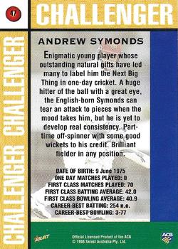 1998-99 Select Tradition Retail #47 Andrew Symonds Back