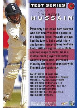 1998-99 Select Tradition Retail #49 Nasser Hussain Back