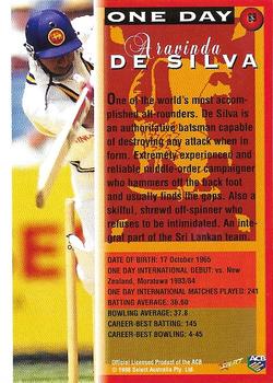 1998-99 Select Tradition Retail #69 Aravinda de Silva Back