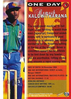 1998-99 Select Tradition Retail #76 Romesh Kaluwitharana Back