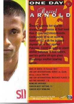 1998-99 Select Tradition Retail #83 Russel Arnold Back