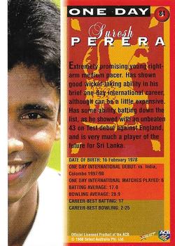 1998-99 Select Tradition Retail #84 Suresh Perera Back