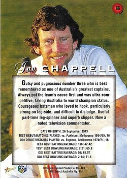 1998-99 Select Tradition Retail #86 Ian Chappell Back