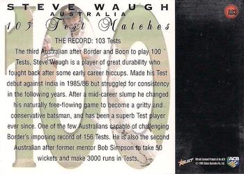 1998-99 Select Tradition Retail - Record Breakers #RB3 Steve Waugh Back