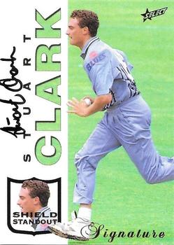 1998-99 Select Tradition Retail - Shield Standouts Signature #SS3 Stuart Clark Front