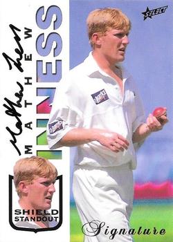 1998-99 Select Tradition Retail - Shield Standouts Signature #SS5 Mathew Inness Front