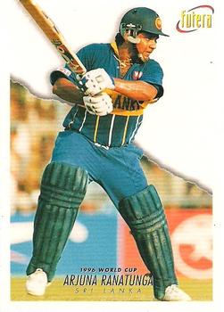 1996 Futera World Cup #14 Arjuna Ranatunga Front