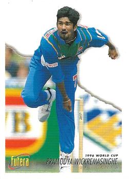 1996 Futera World Cup #26 Pramodya Wickramasinghe Front