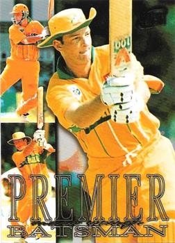 1996 Futera World Cup #PB2 World Cup Premier Batsman (Unsigned) - Mark Waugh Front