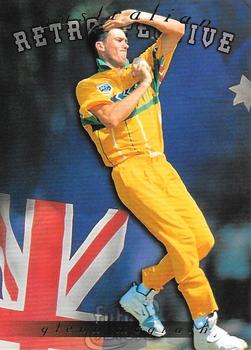 1996 Futera World Cup - Australian World Cup Retrospective #AR13 Glenn McGrath Front