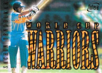 1996 Futera World Cup - World Cup Warriors #WC1 Sachin Tendulkar Front