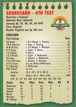 1995 Futera Elite Ashes Heroes Box Set #54 Fourth Test - First Innings Front
