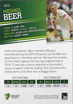 2012-13 SEP T20 Big Bash League - Test Representatives #AR10 Michael Beer Back