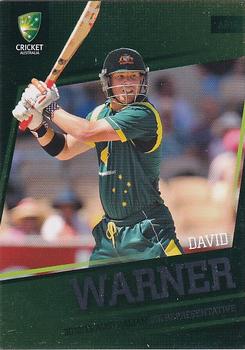 2012-13 SEP T20 Big Bash League - ODI Representatives #AR16 David Warner Front