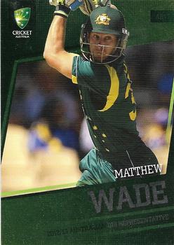 2012-13 SEP T20 Big Bash League - ODI Representatives #AR17 Matthew Wade Front