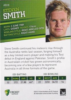 2012-13 SEP T20 Big Bash League - ODI Representatives #AR18 Steven Smith Back