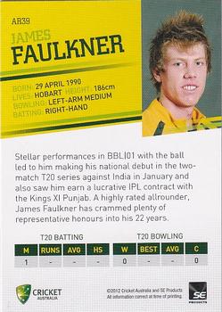 2012-13 SEP T20 Big Bash League - T20 Representatives #AR39 James Faulkner Back
