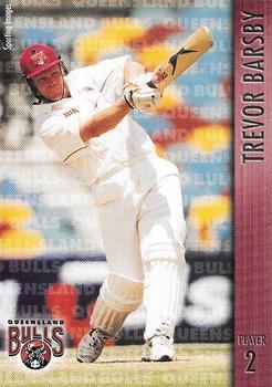 1997-98 Queensland Bulls Cricket #1 Trevor Barsby Front