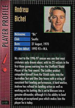 1997-98 Queensland Bulls Cricket #2 Andy Bichel Back