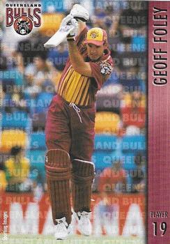 1997-98 Queensland Bulls Cricket #4 Geoff Foley Front