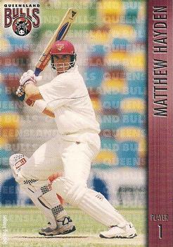 1997-98 Queensland Bulls Cricket #5 Matthew Hayden Front