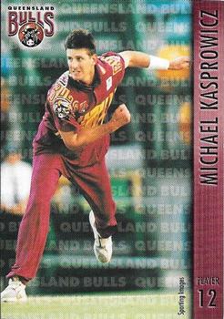 1997-98 Queensland Bulls Cricket #9 Michael Kasprowicz Front