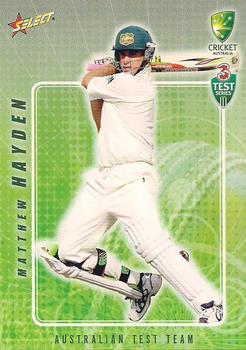 2008-09 Select Cricket Australia #9 Matthew Hayden Front