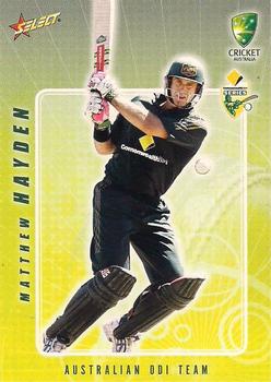 2008-09 Select Cricket Australia #24 Matthew Hayden Front