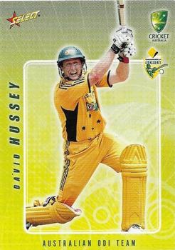 2008-09 Select Cricket Australia #28 David Hussey Front