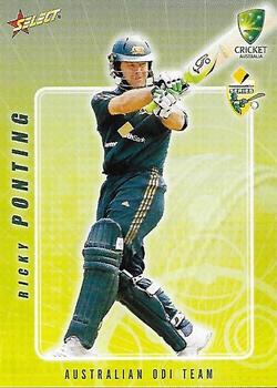 2008-09 Select Cricket Australia #36 Ricky Ponting Front
