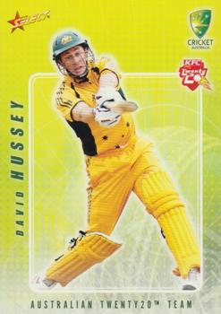 2008-09 Select Cricket Australia #50 David Hussey Front