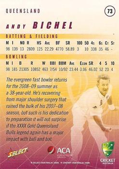 2008-09 Select Cricket Australia #73 Andy Bichel Back