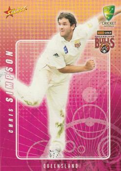 2008-09 Select Cricket Australia #80 Chris Simpson Front