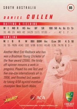2008-09 Select Cricket Australia #85 Daniel Cullen Back