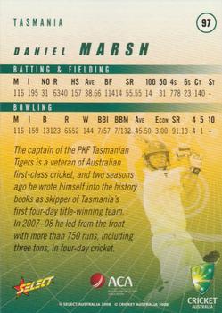 2008-09 Select Cricket Australia #97 Daniel Marsh Back