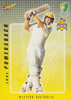 2008-09 Select Cricket Australia #115 Luke Pomersbach Front